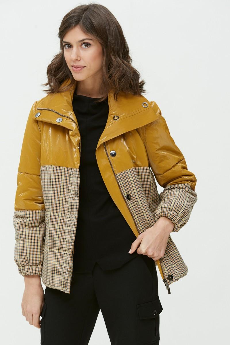 oky coky CHAQUETÓN ACOLCHADO-CUADRO