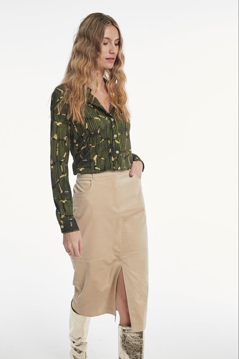 oky coky FALDA AIME VELVETON STRETCH