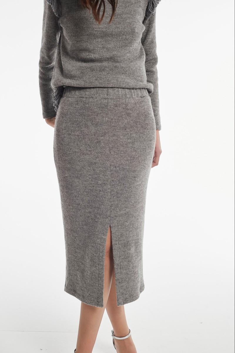 Oky Coky FALDA ARDEN PUNTO TRICOT MELANGE