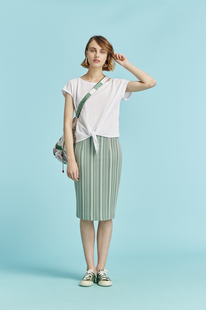 oky coky FALDA LAPIZ ELIO PUNTO RAYA BICOLOR