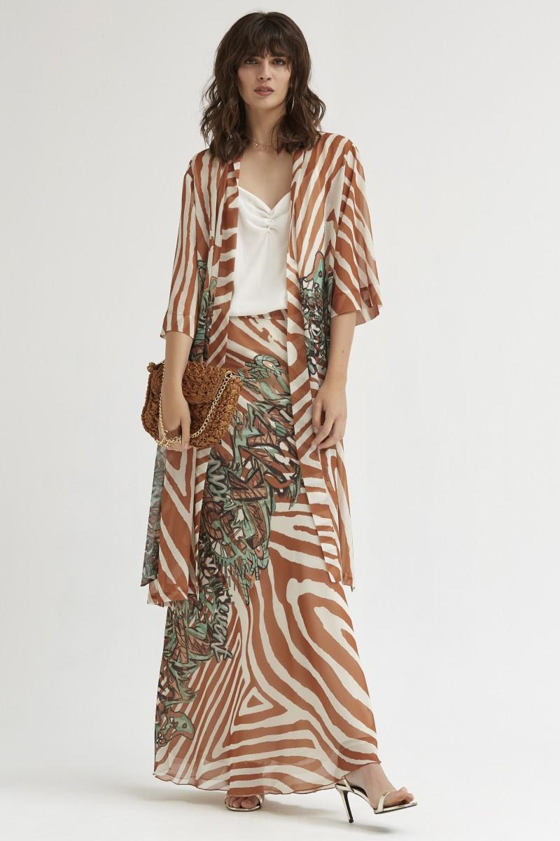 Oky Coky KIMONO GASA ESTAMPADO GRAFITI