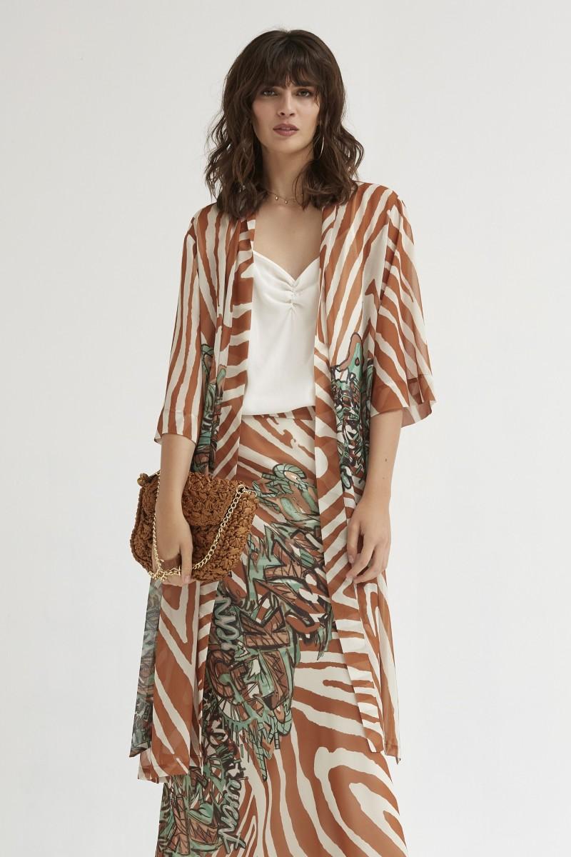 Oky Coky KIMONO GASA ESTAMPADO GRAFITI
