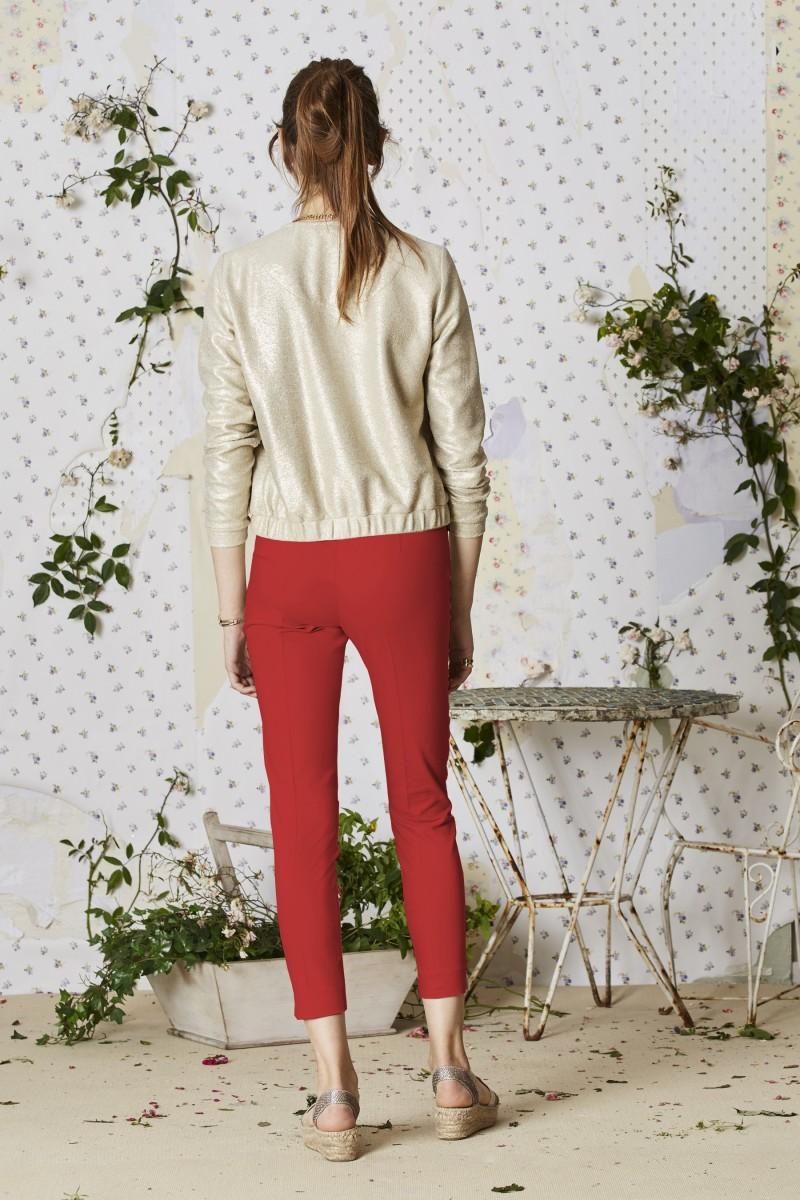 Oky Coky PANTALÓN ABERTURA EN BAJO POPELÍN STRETCH