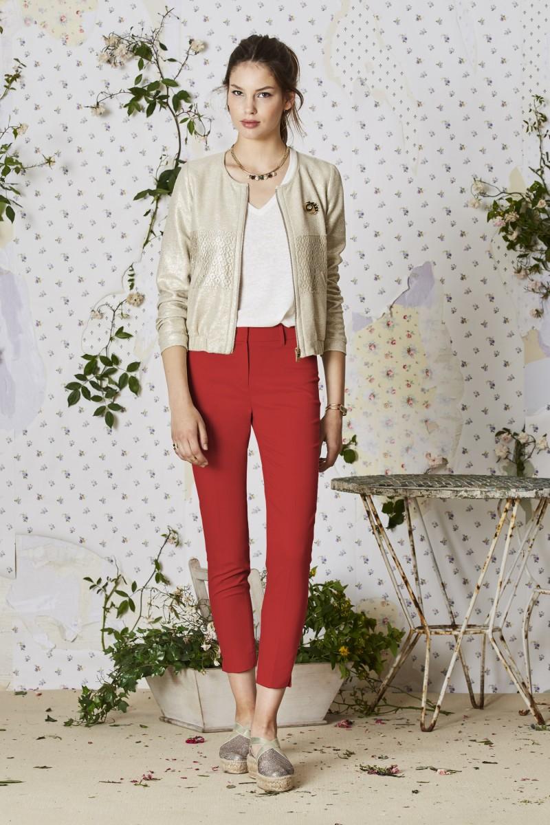 oky coky PANTALÓN ABERTURA EN BAJO POPELÍN STRETCH