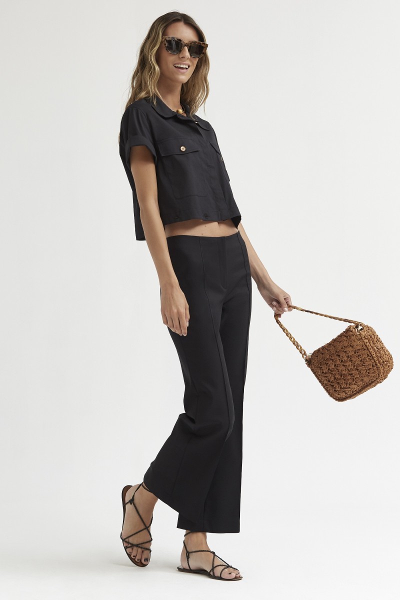 Oky Coky PANTALÓN ACAMPANADO ALGODÓN STRETCH