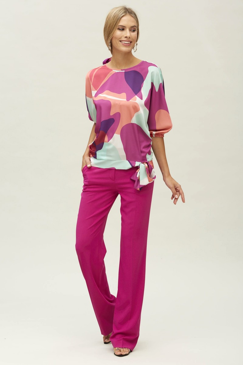 oky coky PANTALÓN ACAMPANADO CREPÉ