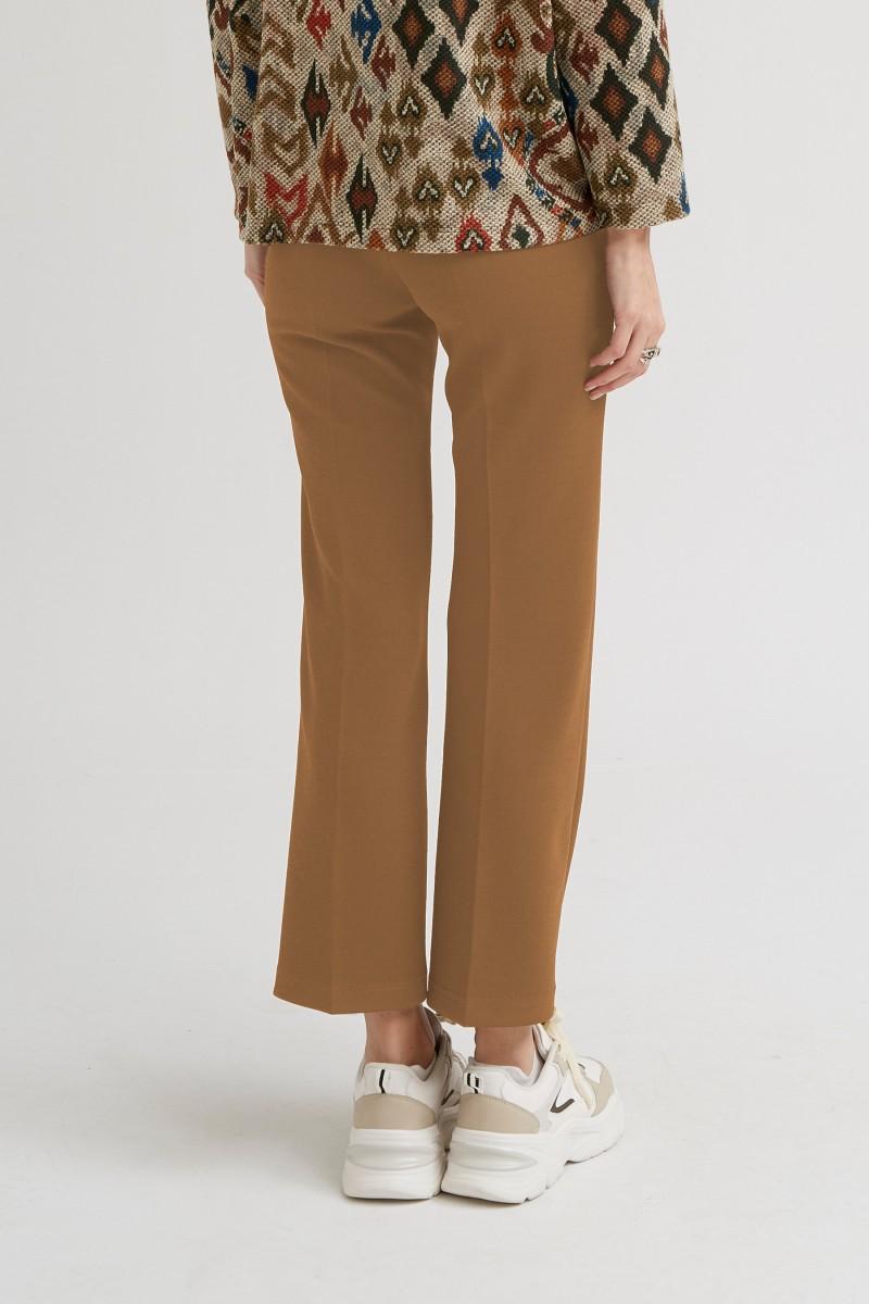 Oky Coky PANTALÓN ACAMPANADO CROPPED-PUNTO ROMA