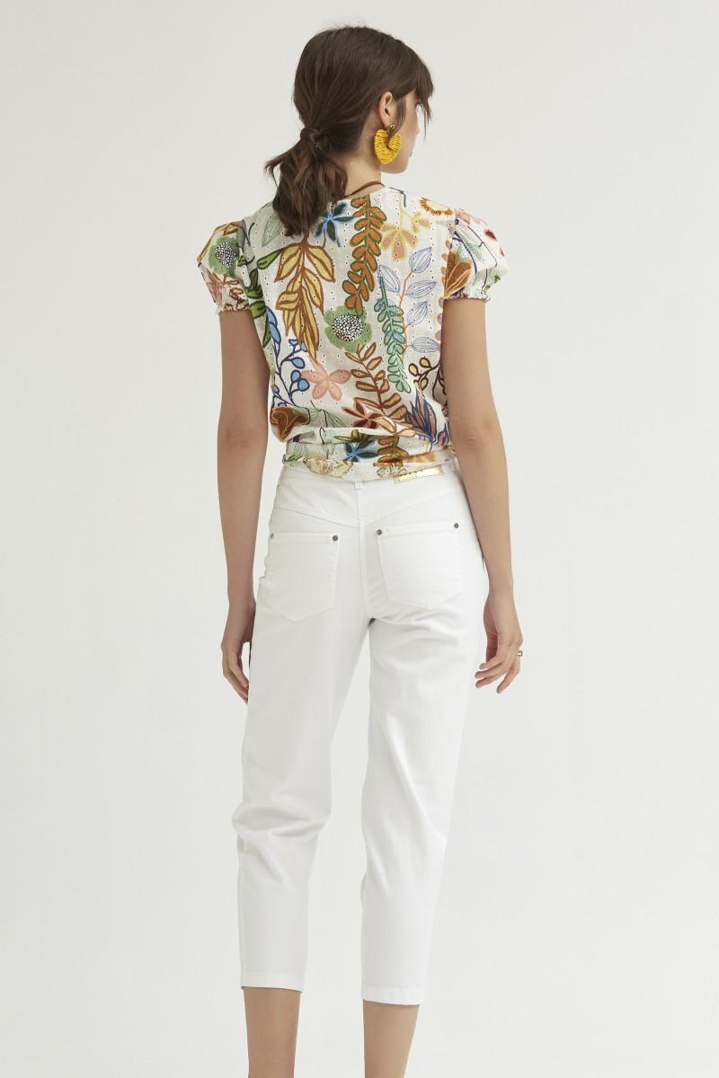 Oky Coky PANTALÓN AHUSADO 5 BOLSILLOS SARGA JEANS