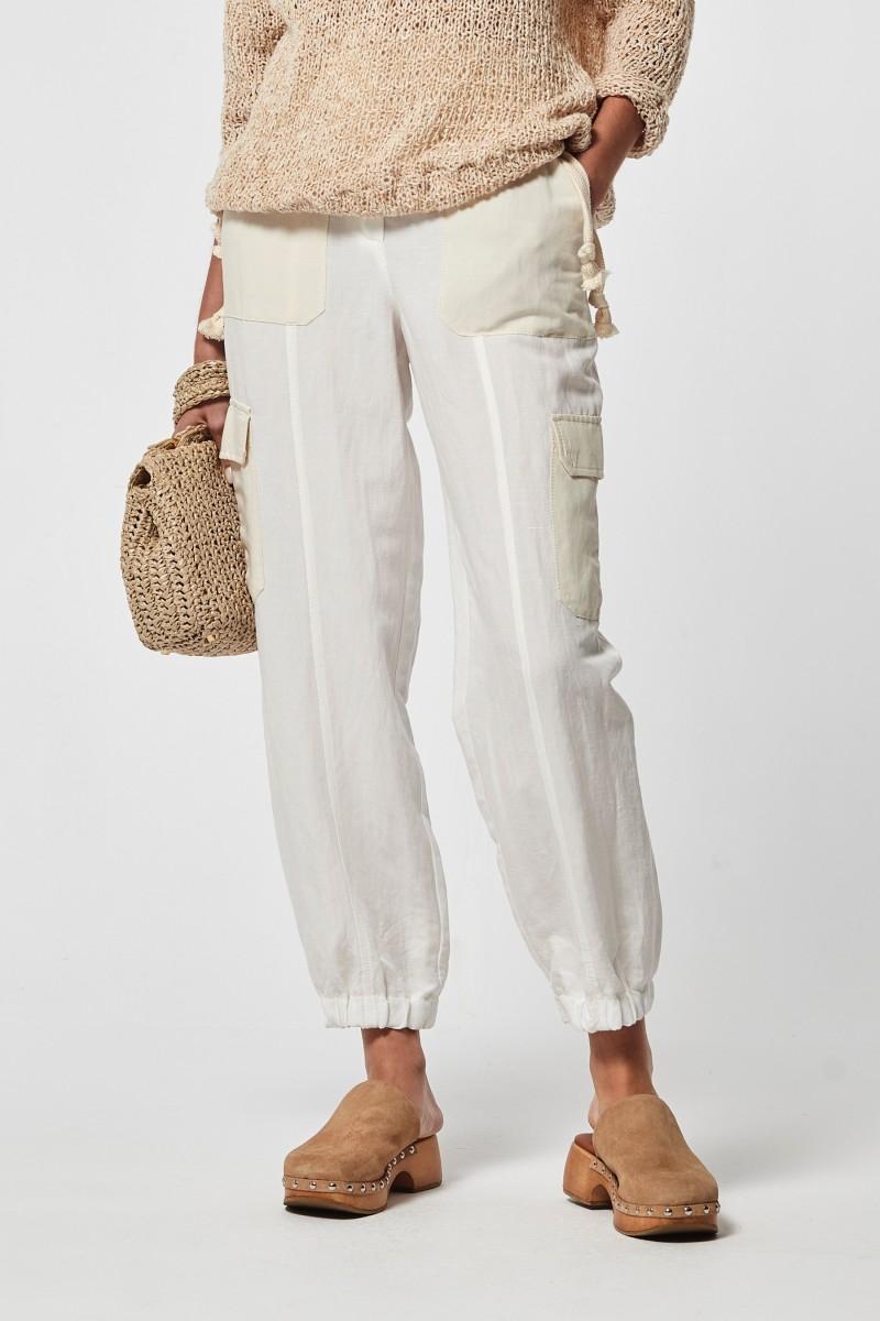 oky coky PANTALÓN BABAR VISCOSA LINO