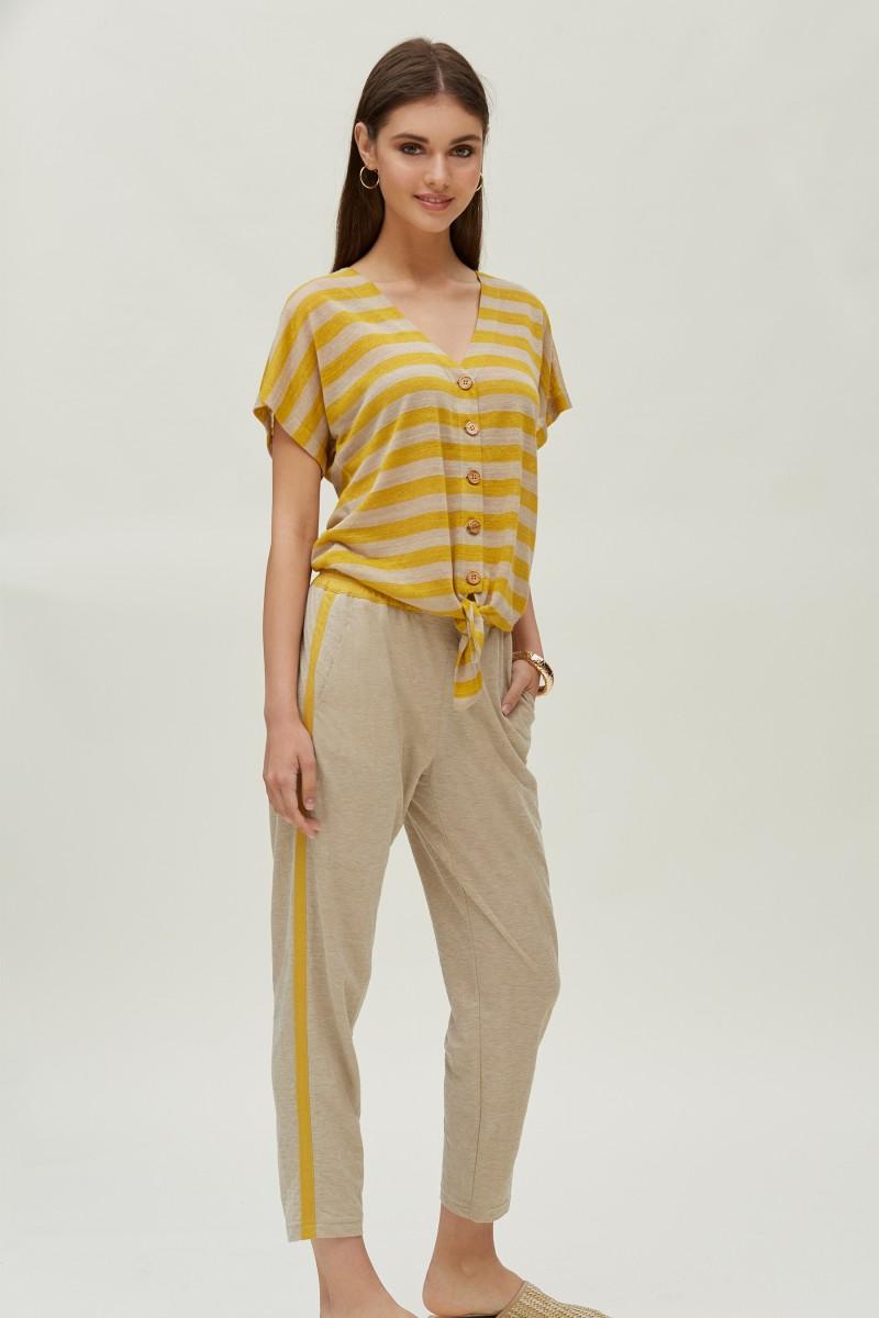 oky coky PANTALÓN BANDA LATERAL