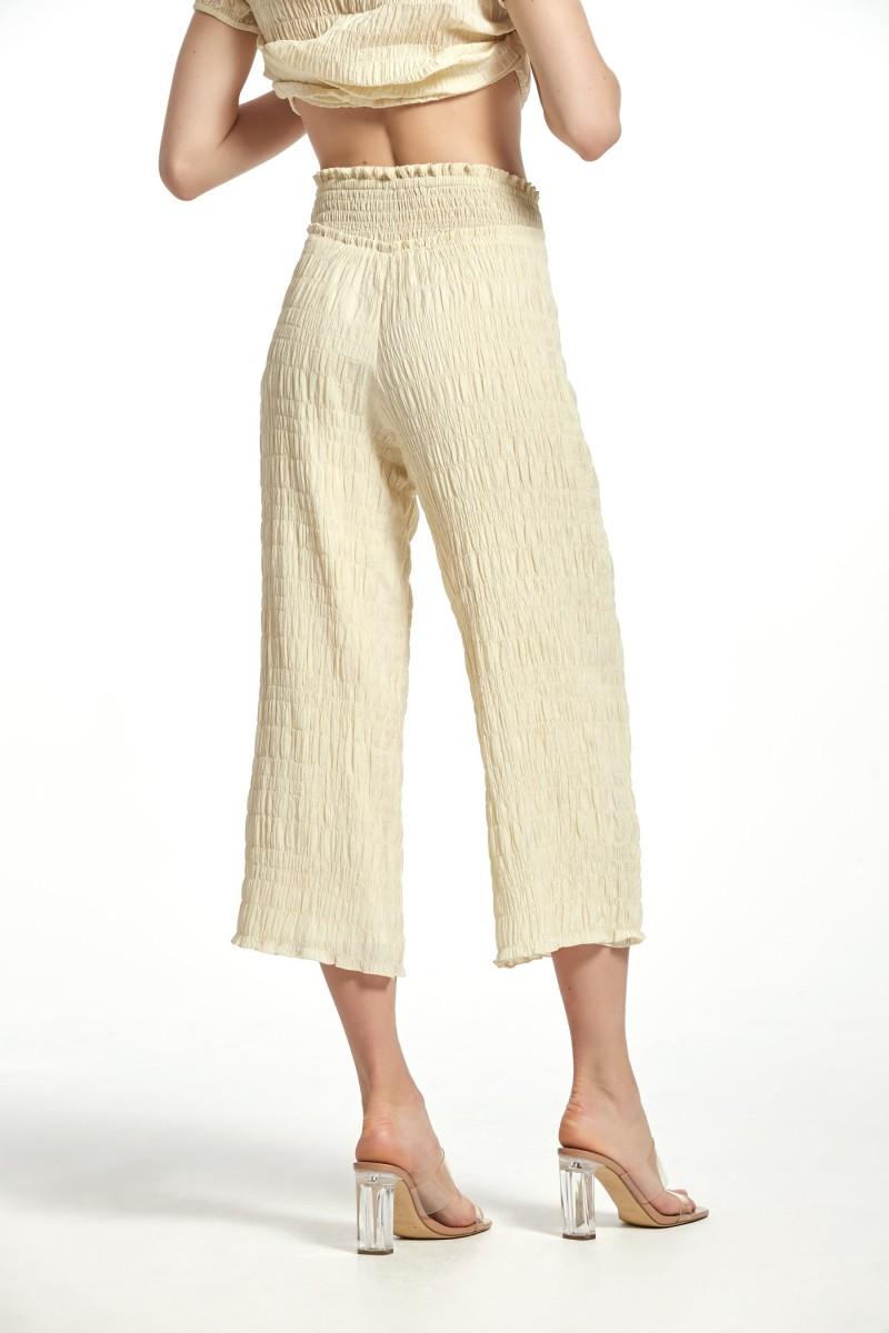 Oky Coky PANTALÓN BRUNO VOILE CON LINEAS DE GOMAS