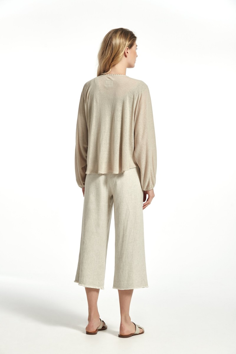 Oky Coky PANTALÓN BRUSE LINO RUSTICO