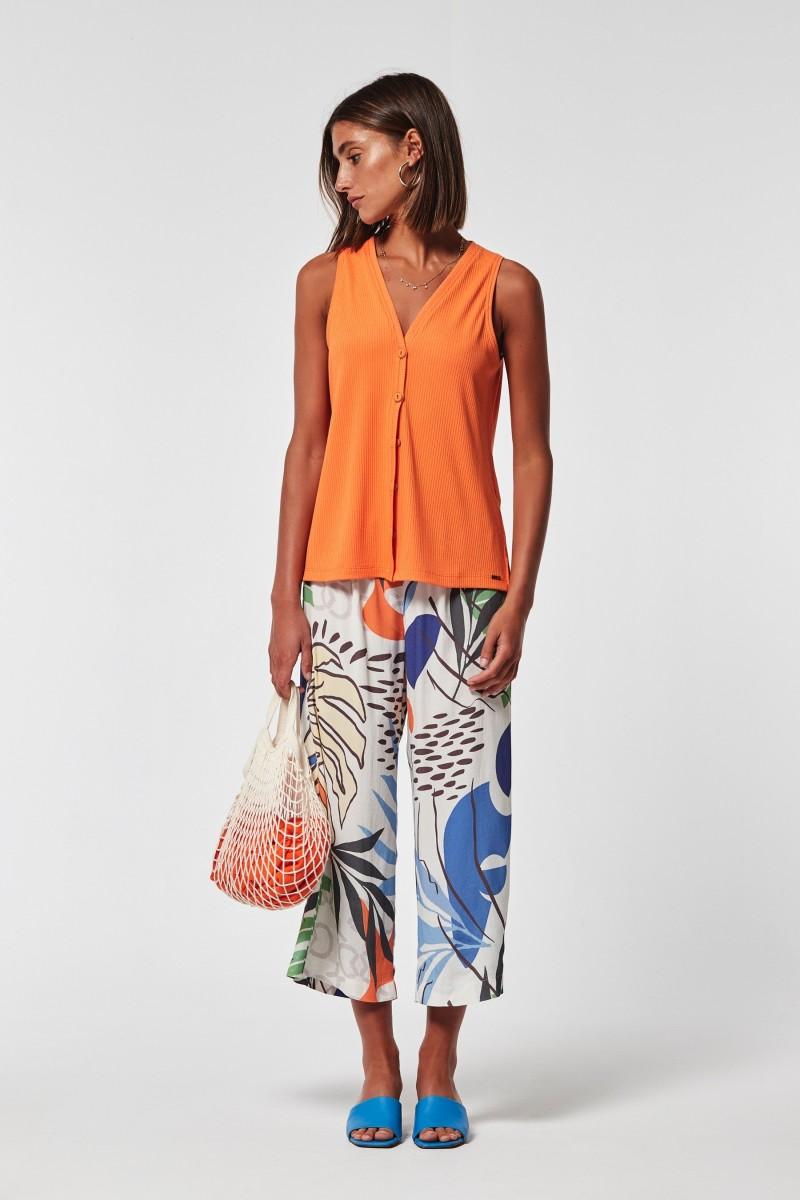 Oky Coky PANTALÓN CAEBO CREP MARROCAINE