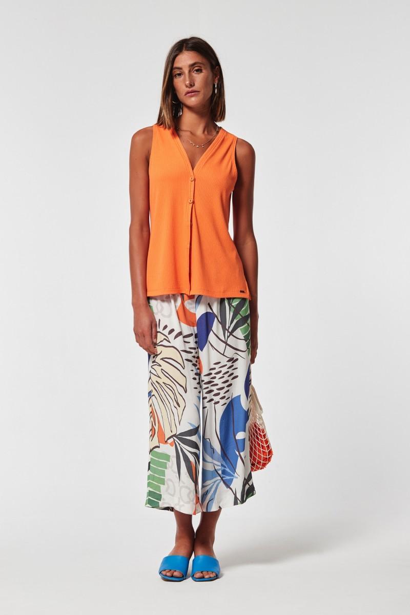 Oky Coky PANTALÓN CAEBO CREP MARROCAINE