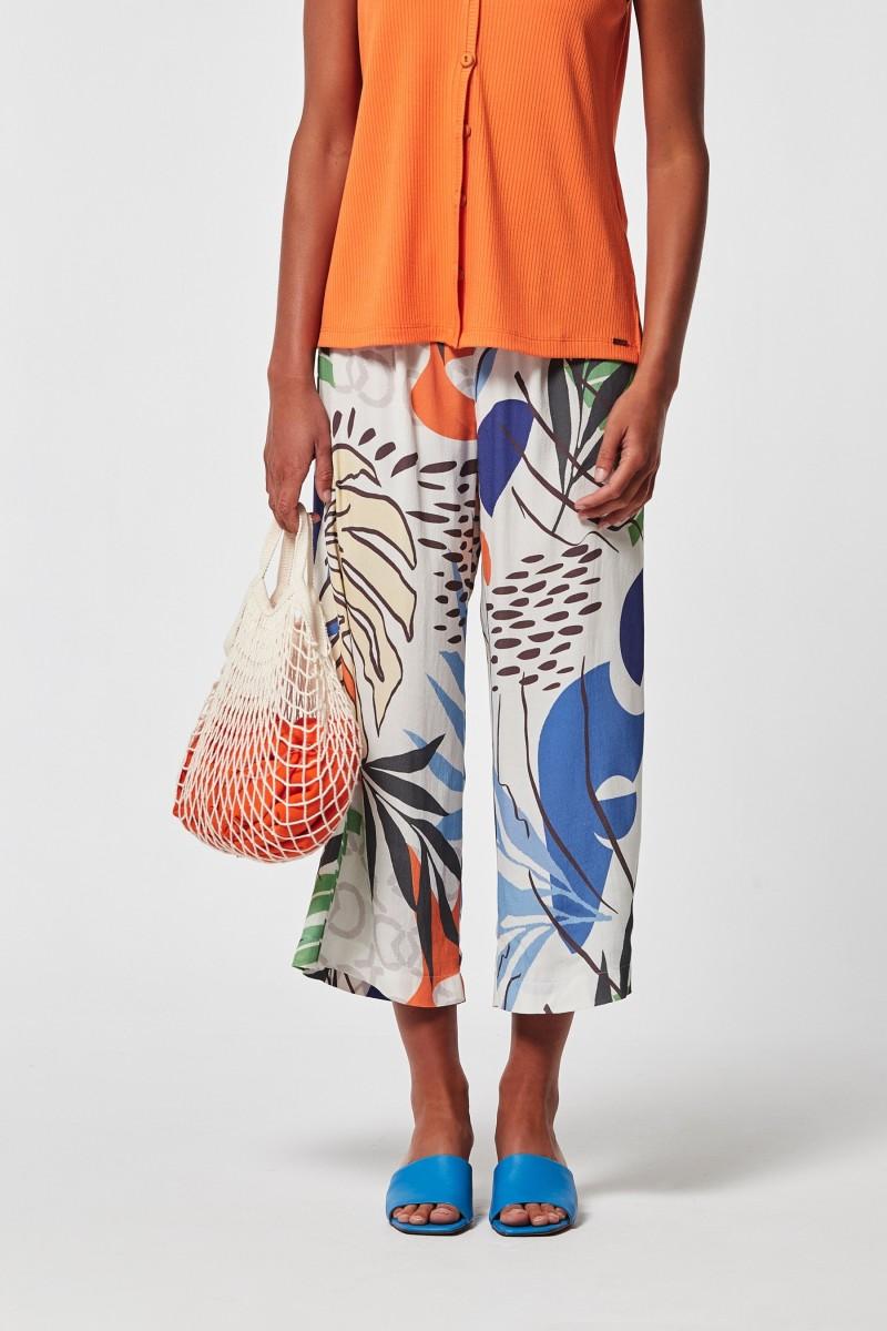 oky coky PANTALÓN CAEBO CREP MARROCAINE