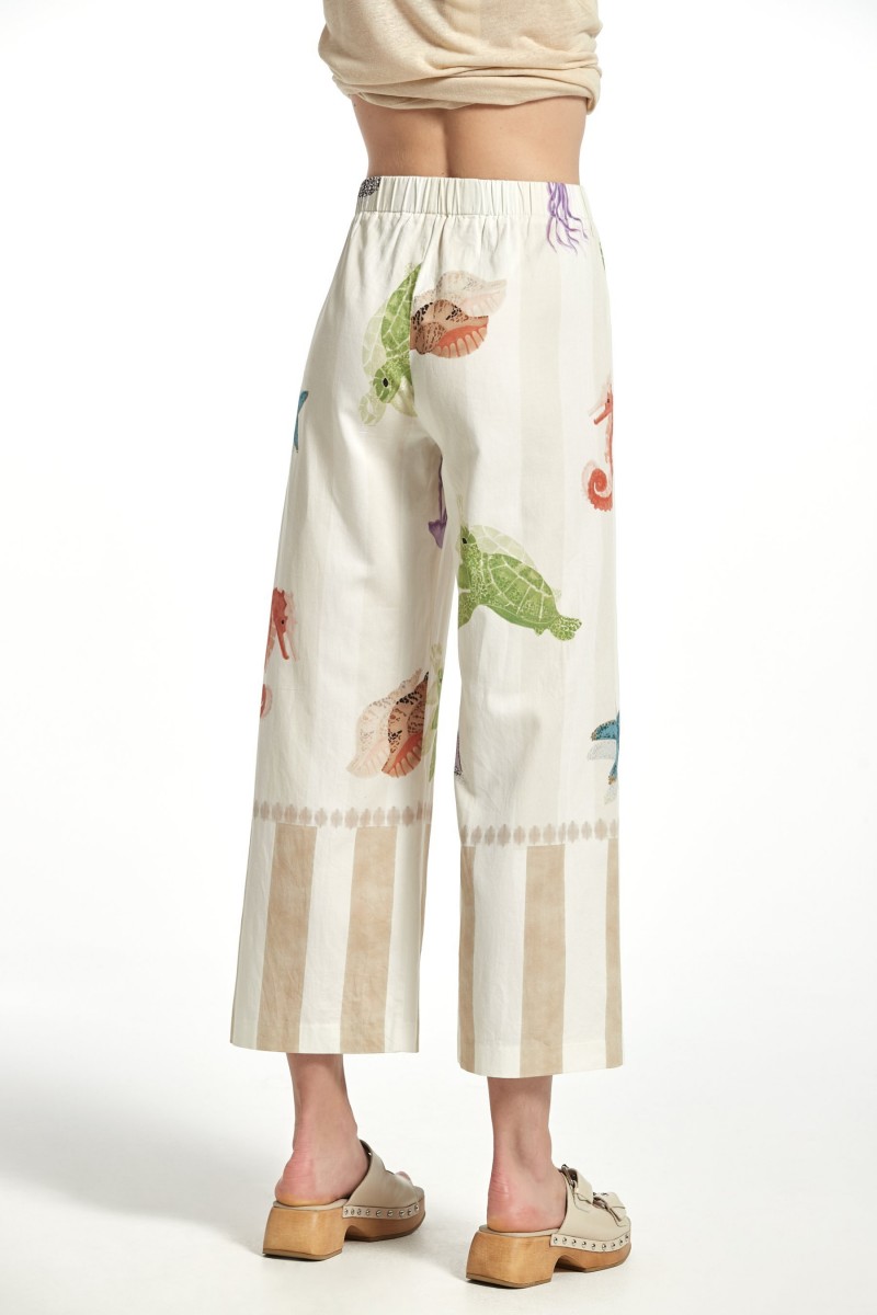 Oky Coky PANTALÓN CAEBO9 ALGODONESTAMPADO MARINO