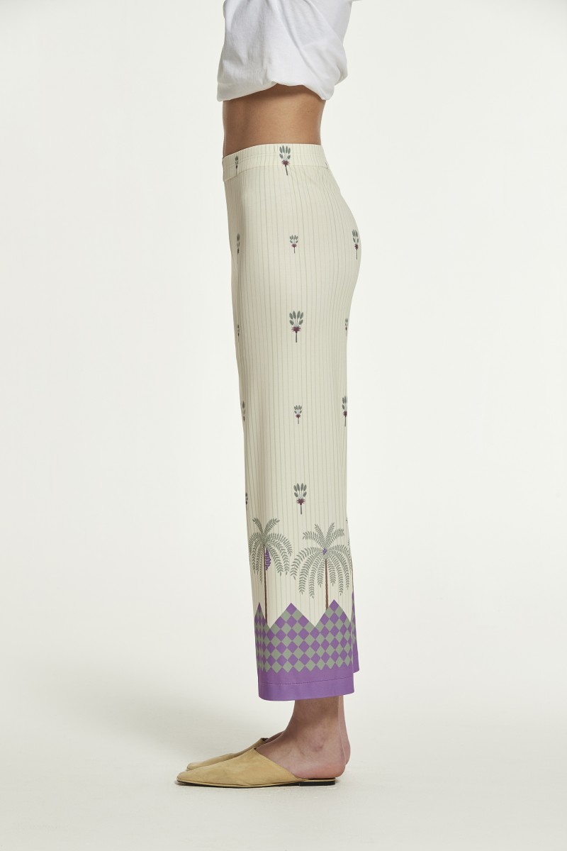 Oky Coky PANTALÓN CAEBO9 PUNTO ESTAMPADO GRECA