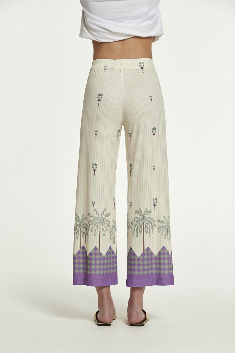 Oky Coky PANTALÓN CAEBO9 PUNTO ESTAMPADO GRECA