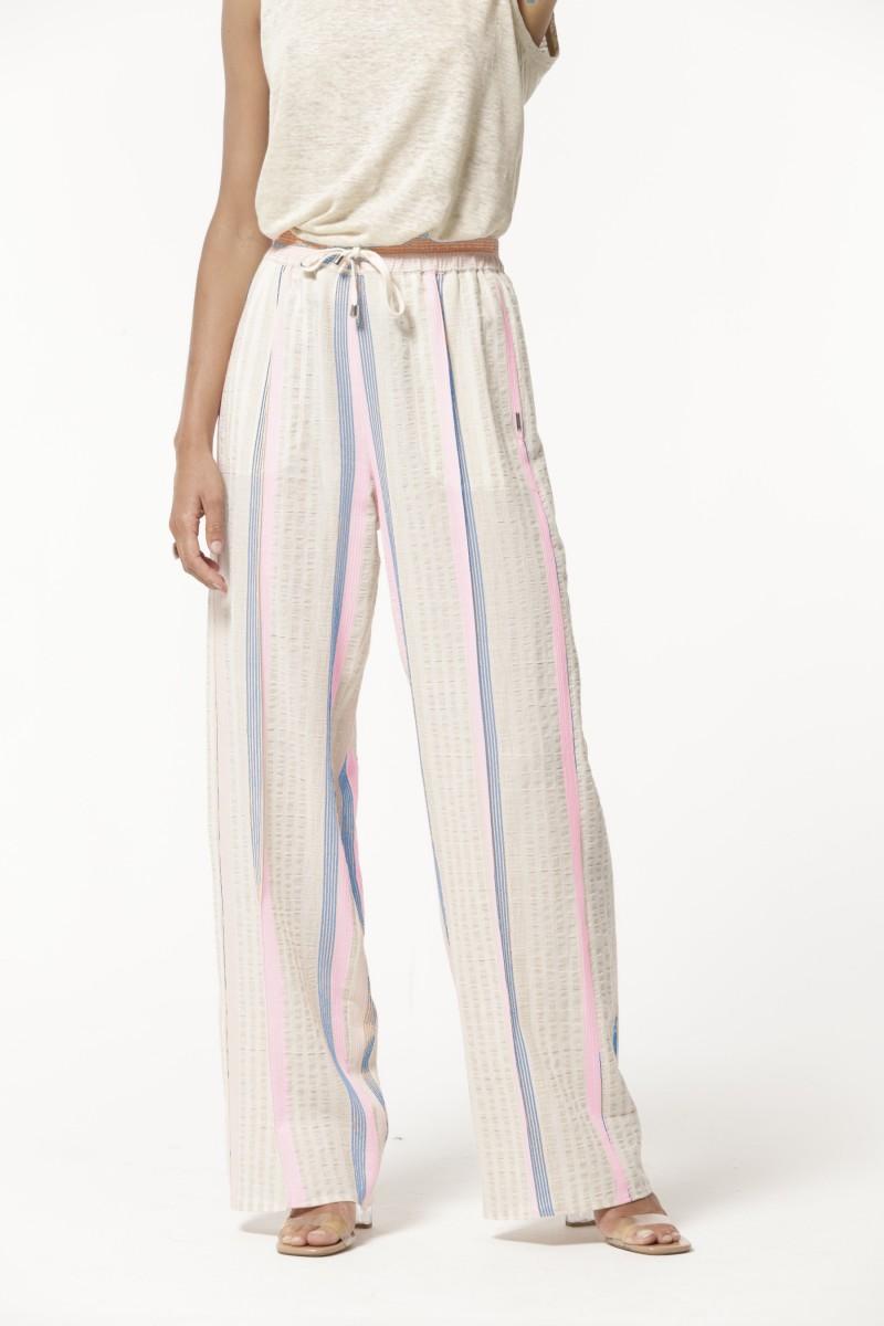 oky coky PANTALÓN CAOTO ALGODON ECO RAYAS