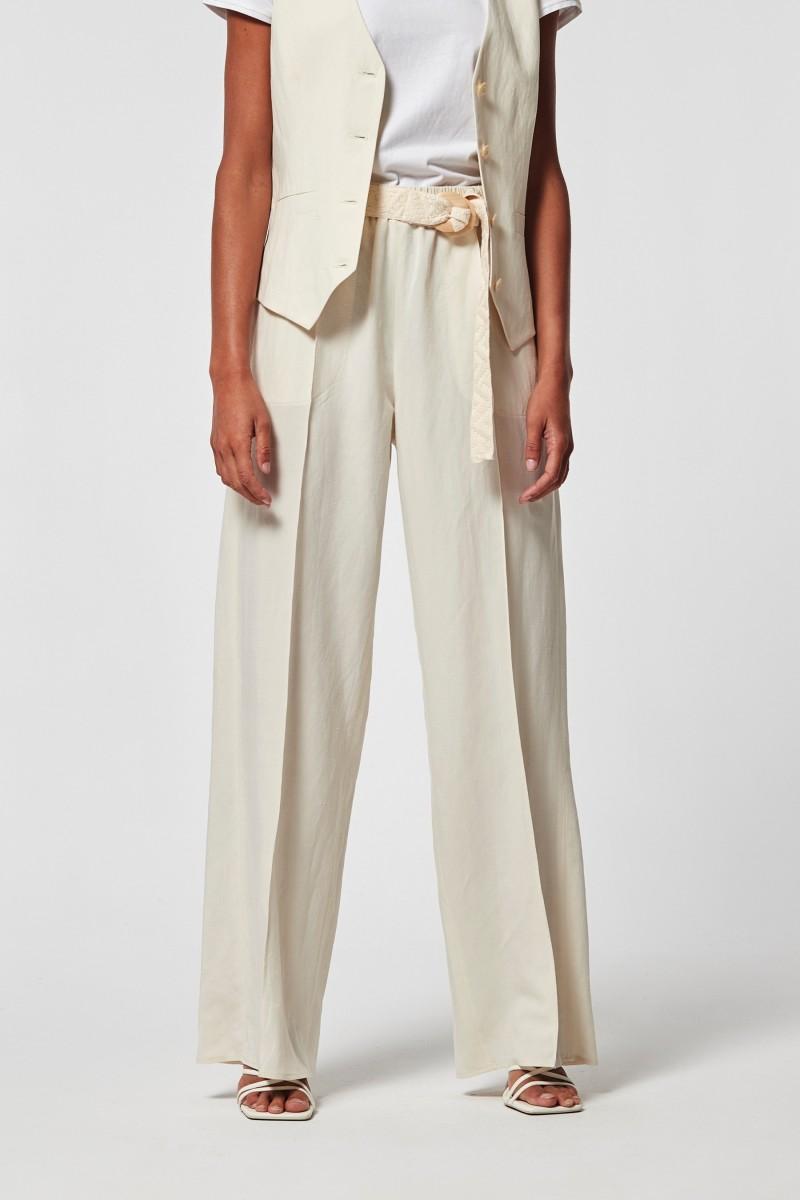 oky coky PANTALÓN CAOTO VISCOSA LINO