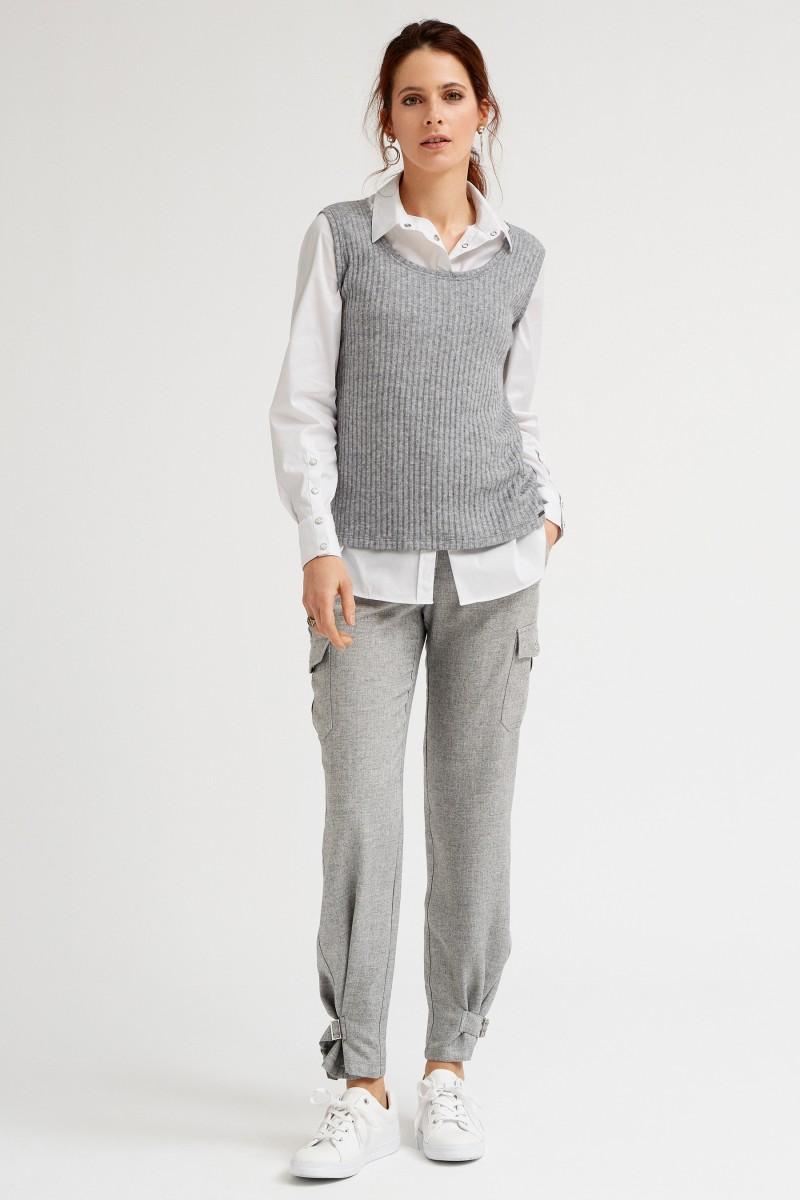 Oky Coky PANTALÓN CARGO TRABILLAS BAJO FRANELA