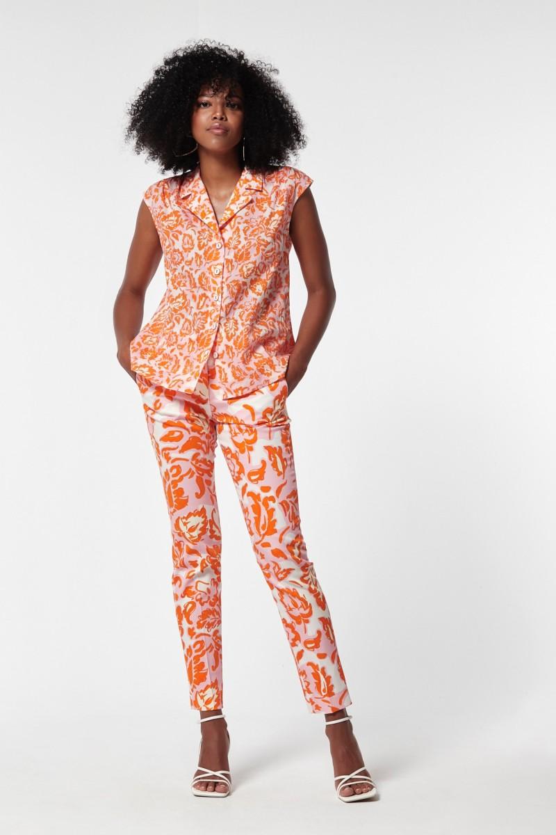 Oky Coky PANTALÓN COQUE ALGODON STRETCH ESTAMPADO