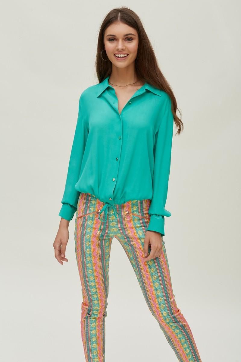 oky coky PANTALÓN CREMALLERAS PIQUÉ ESTAMPADO