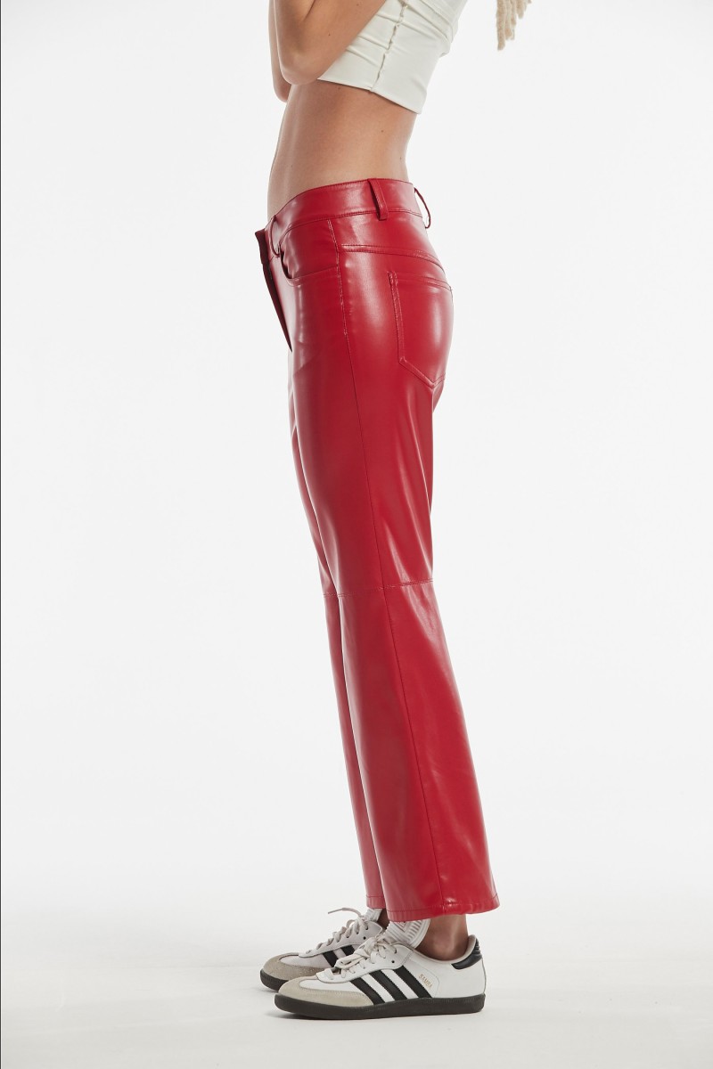 Oky Coky PANTALÓN CUFIO EFECTO PIEL COLOR