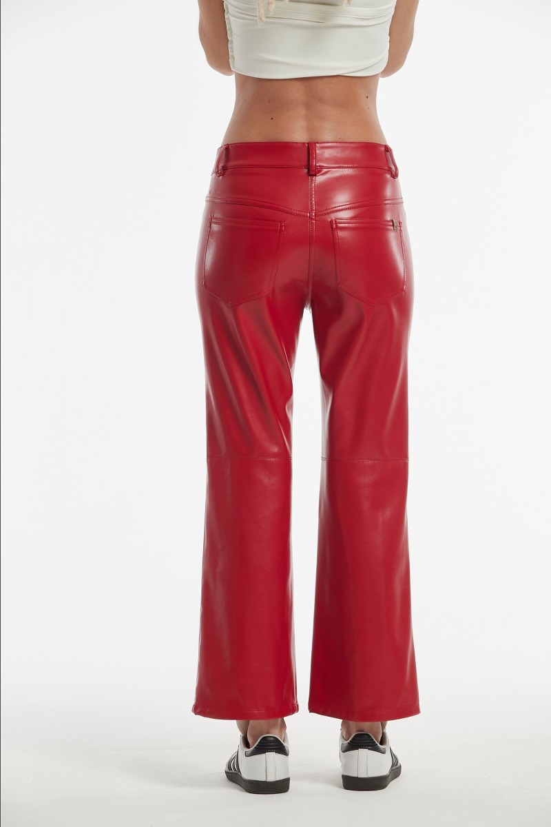 Oky Coky PANTALÓN CUFIO EFECTO PIEL COLOR