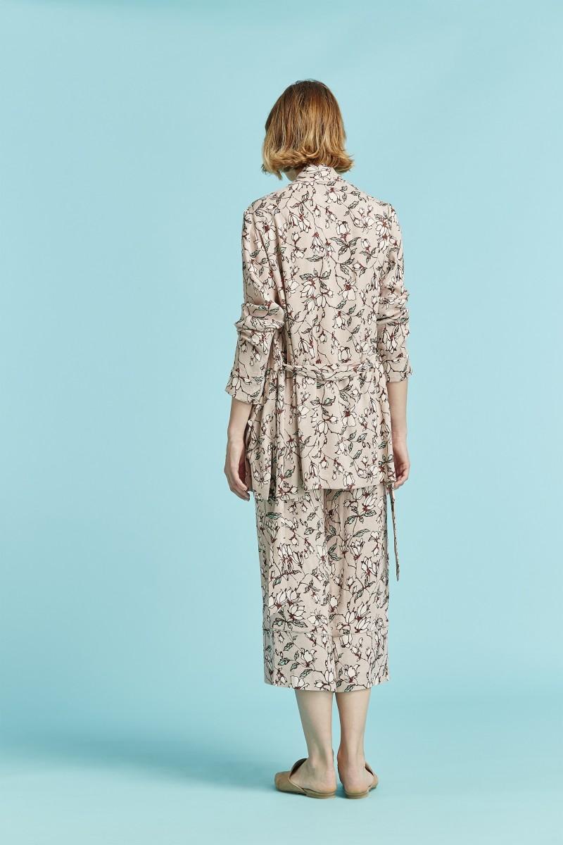 Oky Coky PANTALÓN CULOTTE JAQUARD ESTAMPADO