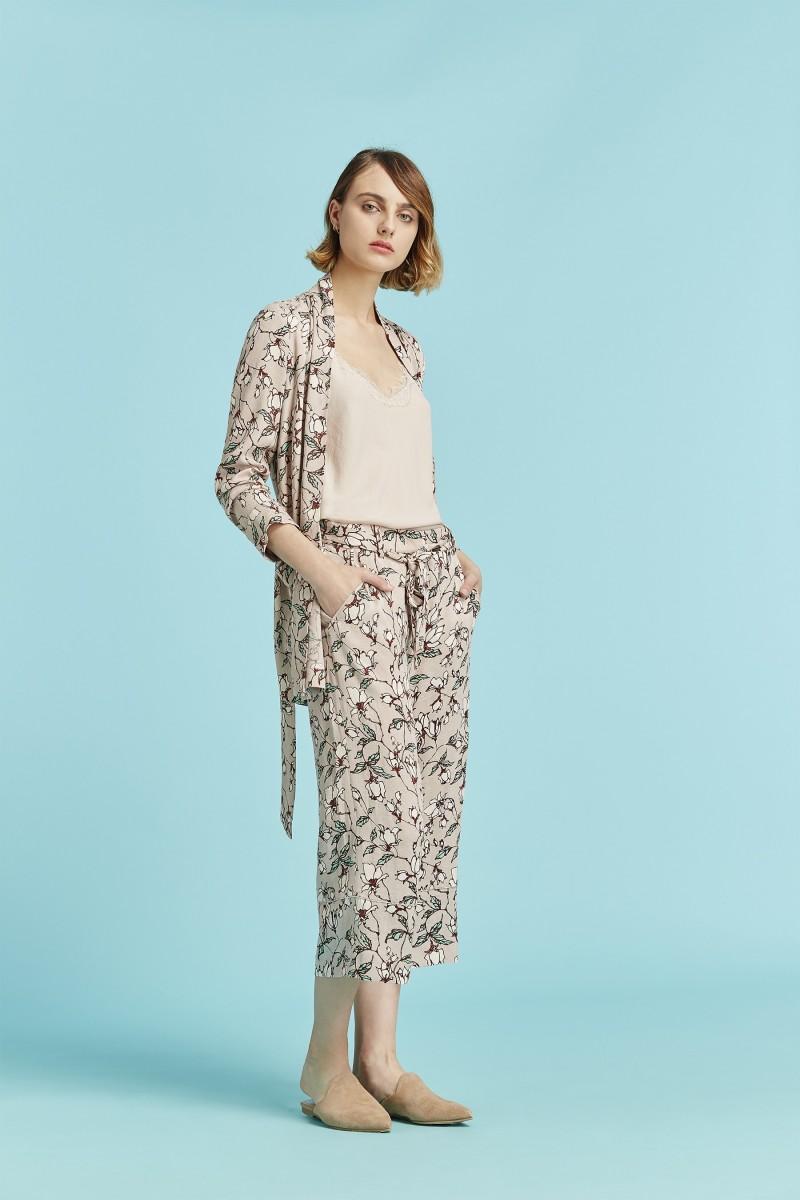 oky coky PANTALÓN CULOTTE JAQUARD ESTAMPADO