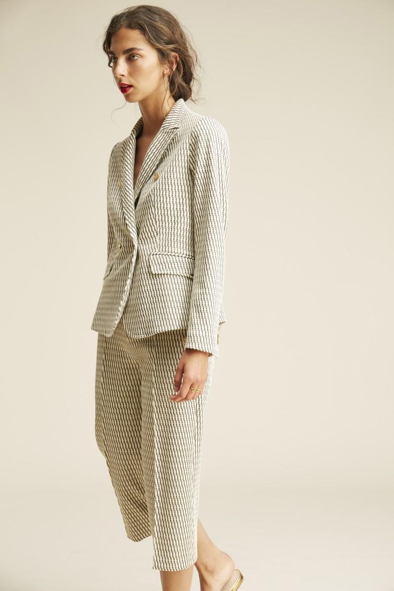 oky coky PANTALÓN CULOTTE JAQUARD