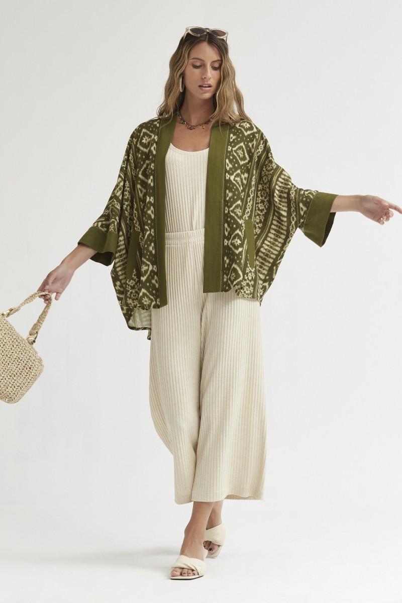 Oky Coky PANTALÓN CULOTTE PUNTO CANALÉ RECICLADO