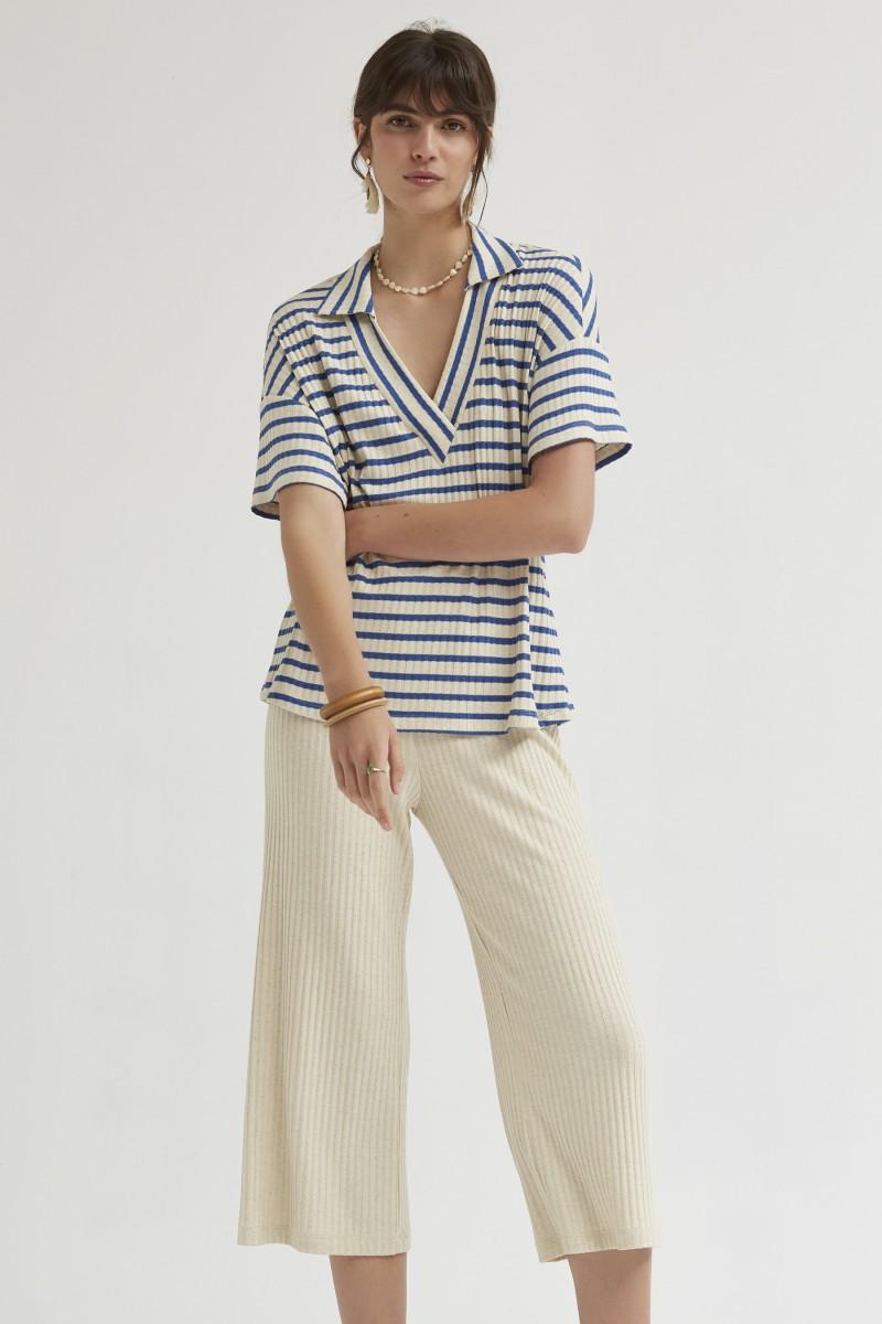 Oky Coky PANTALÓN CULOTTE PUNTO CANALÉ RECICLADO