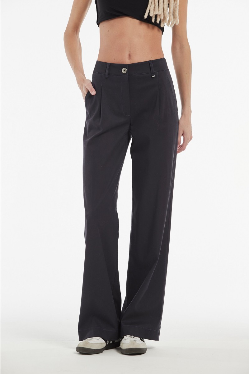 oky coky PANTALÓN DOREN SARGA ALGODON LAVADA