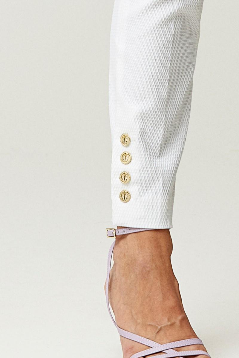 Oky Coky PANTALÓN ESTRECHO PIQUÉ BOTONES BAJO