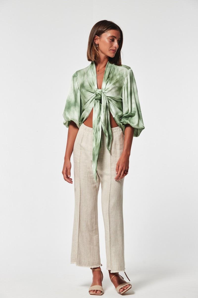 oky coky PANTALÓN FAISAN LINO RUSTICO