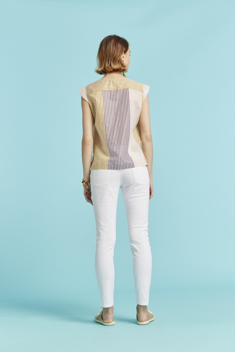 Oky Coky PANTALÓN FRESA VAQUERO