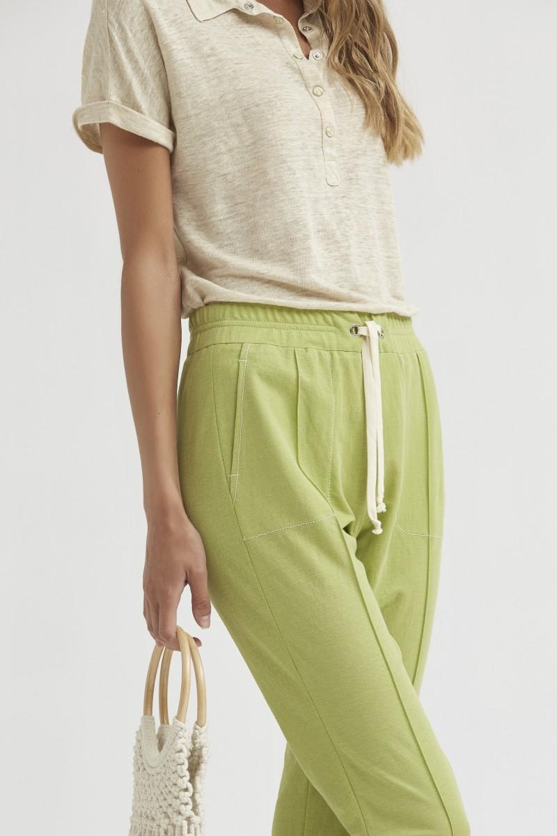 Oky Coky PANTALÓN GOMA EN CINTURA PUNTO GRANITO