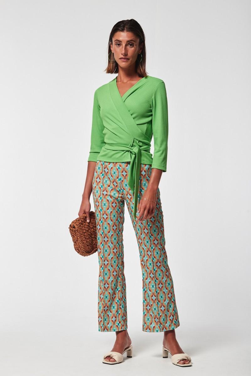 Oky Coky PANTALÓN HOLLIE PUNTO ESTAMPADO