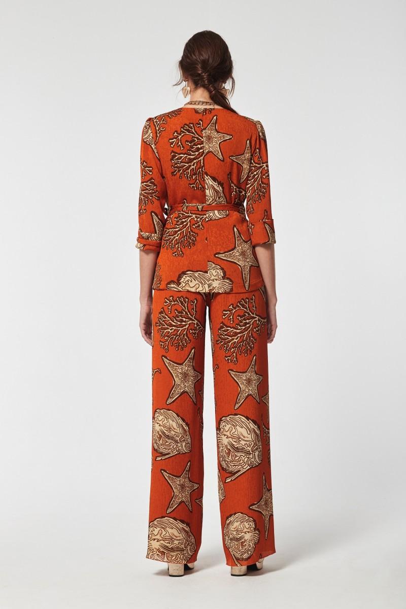 Oky Coky PANTALÓN IWIRA JACQUARD DE BAMBULA