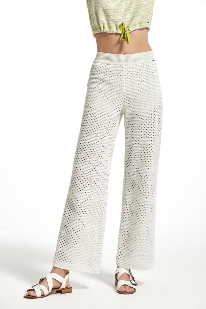 oky coky PANTALÓN IWIRA PUNTO EFECTO CROCHET