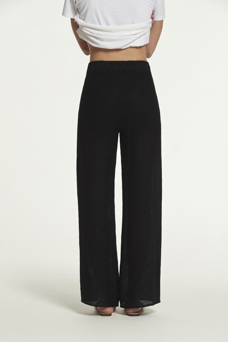 Oky Coky PANTALÓN IWIRA REJILLA DE LINO