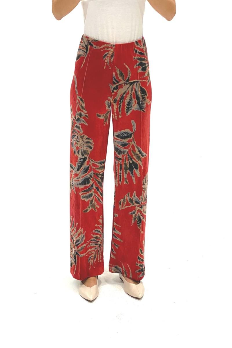 oky coky PANTALÓN MILLON TERCIOPELO ESTAMPADO