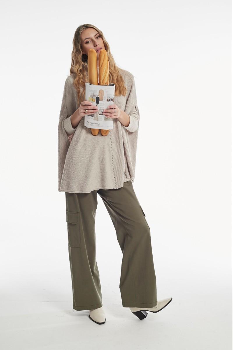 Oky Coky PANTALÓN PALAU SARGA ALGODON LAVADA