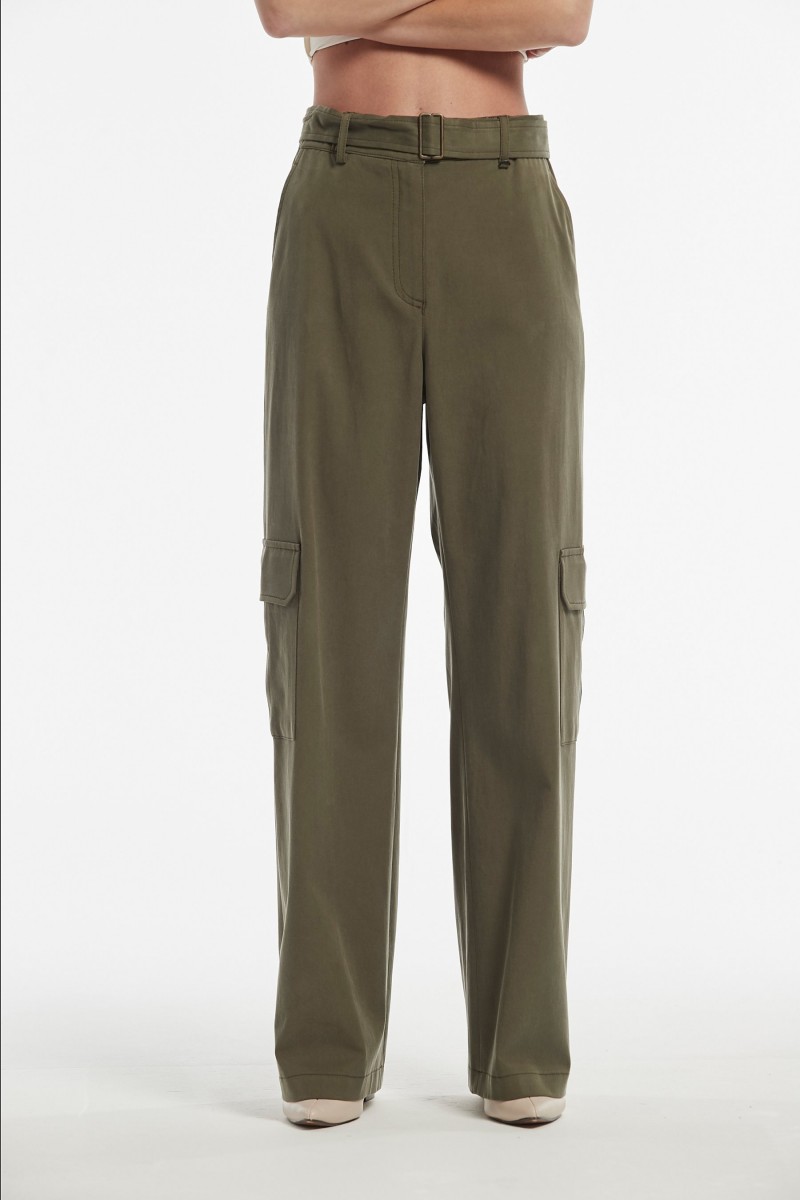 oky coky PANTALÓN PALAU SARGA ALGODON LAVADA