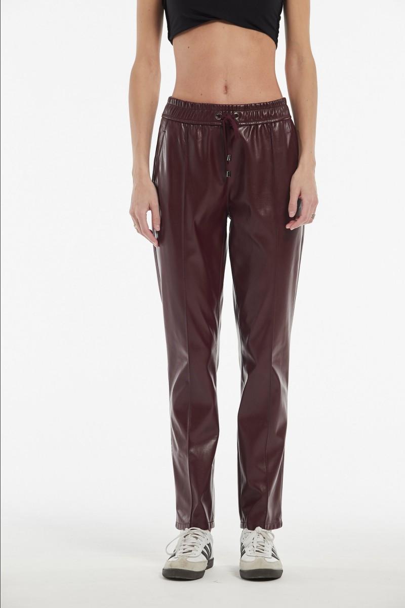 oky coky PANTALÓN RAMON EFECTO PIEL COLOR