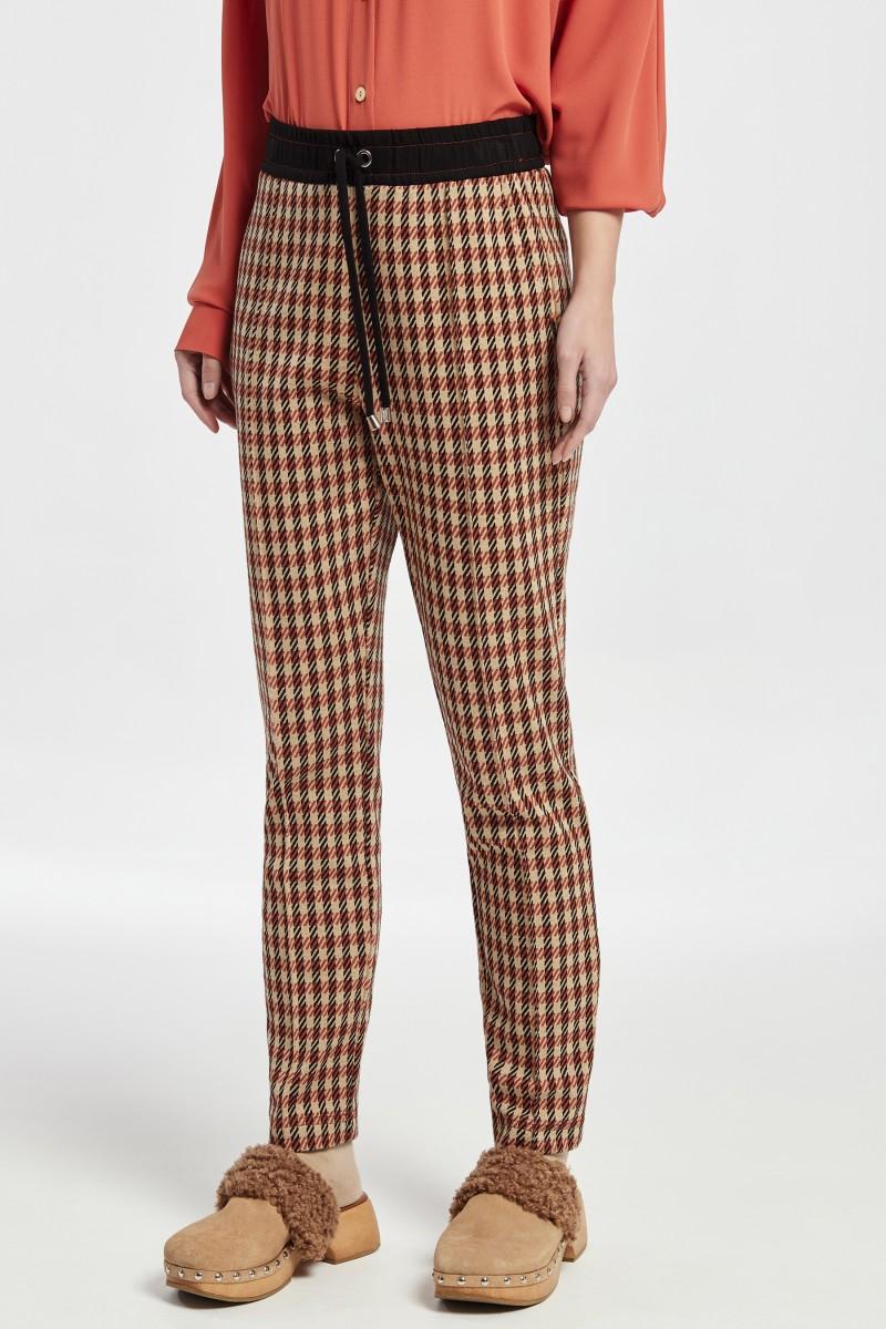 oky coky PANTALÓN RAMÓN PUNTO JACQUARD TRICOLOR