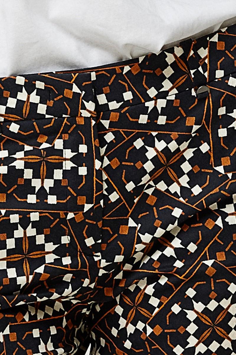 Oky Coky PANTALÓN RECTO ALGODÓN STRETCH ESTAMPADO