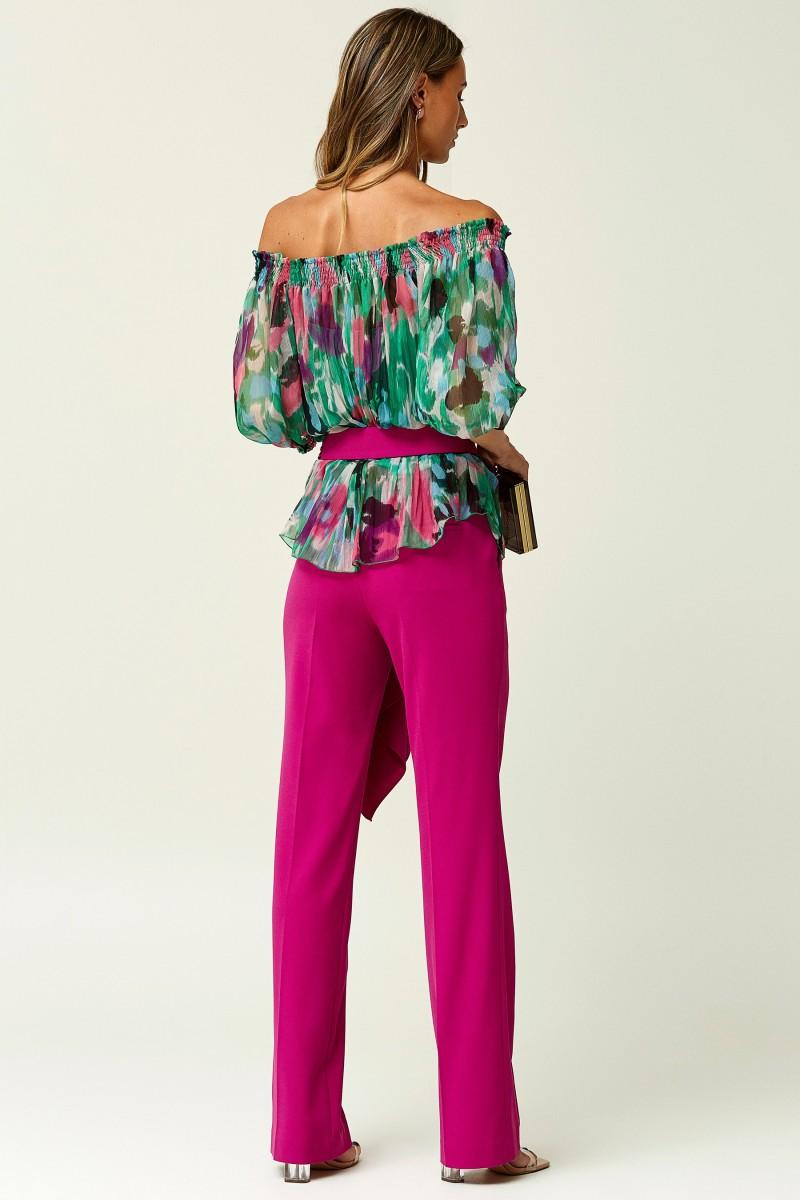 Oky Coky PANTALÓN RECTO CREPÉ